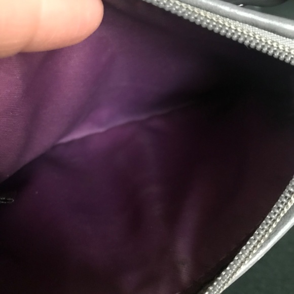 Coach Gray Canvas Leather Signature C Wristlet Mini Pouch - Picture 15 of 16